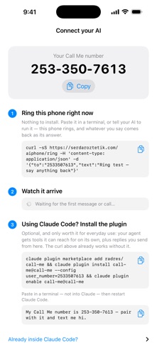 /call-me Screenshot 3 of 7