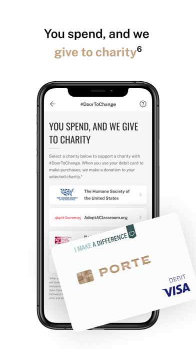 Porte: Mobile Banking Screenshot