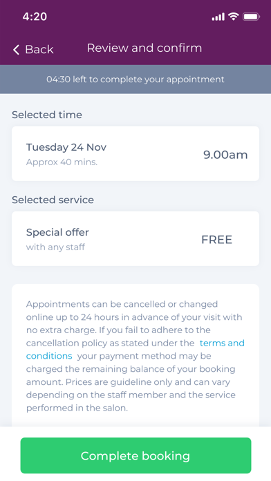 Cherubs Beauty Spa Screenshot