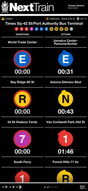 NextTrain NYC Subway screenshot 1