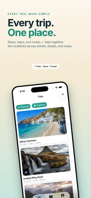 TripOdyssey: Trip Planner screenshot 1