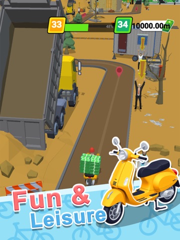 Pizza Delivery Boy: Bike rush iPad screenshot