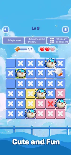 Fish Sudoku: cute watch puzzle screenshot 4
