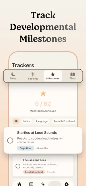 Baby Steps Milestone Tracker screenshot 2