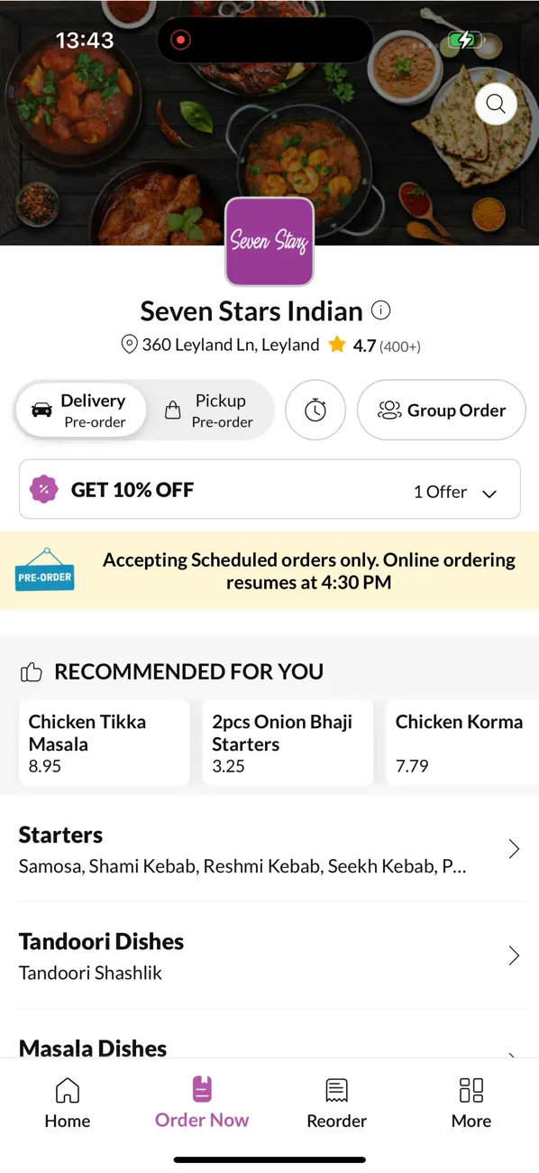 Screenshot #2 pour Seven Stars Indian