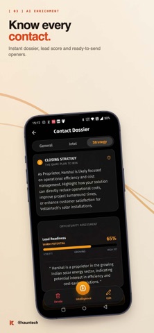 KaunTech: BusinessCard Scanner Screenshot 3 of 6