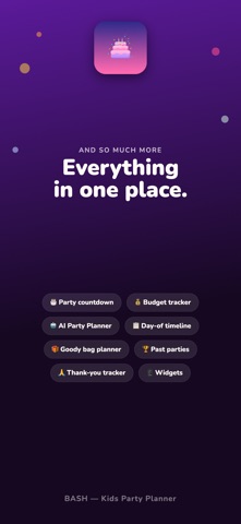 Kids Party Planner - Bash Screenshot 5 of 5