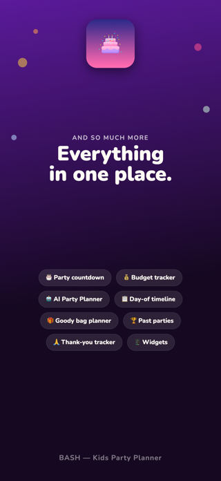 Kids Party Planner - Bash Screenshot 5 of 5