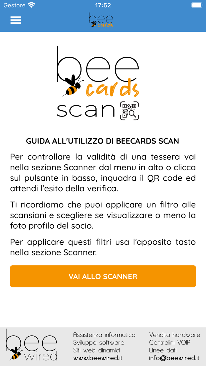 BeeCards Scan