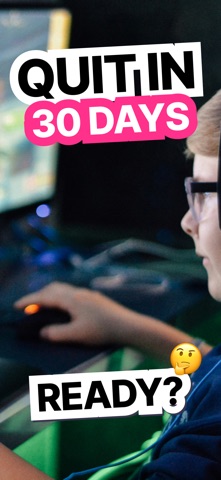 Quit video game: ByeBye Gaming iPhone screenshot