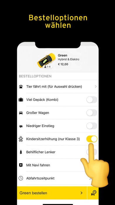 Taxi 40100 zum Fixpreis fahren Screenshot