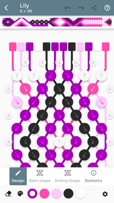 Friendship Bracelet Designer screenshot
