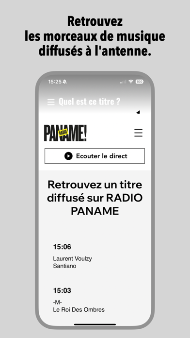 Radio Paname Screenshot
