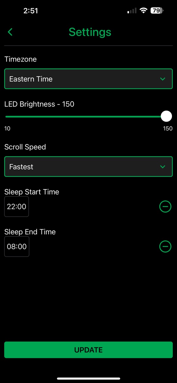 iPhone screenshot