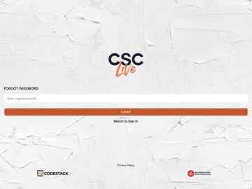 CSC Live iPad screenshot