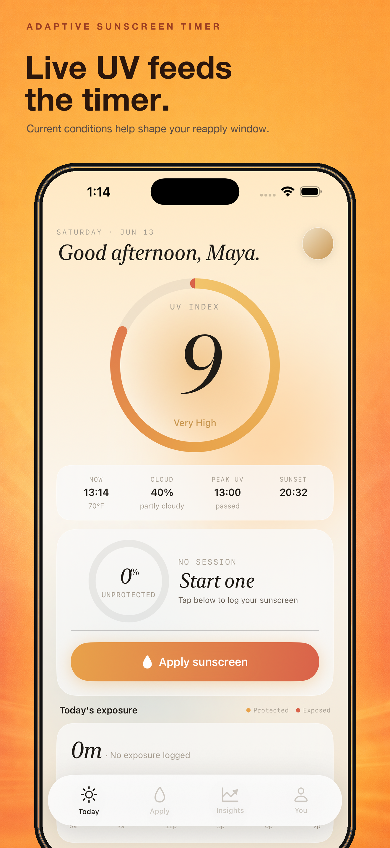 SunSync: Sunscreen Reminder screenshot 2