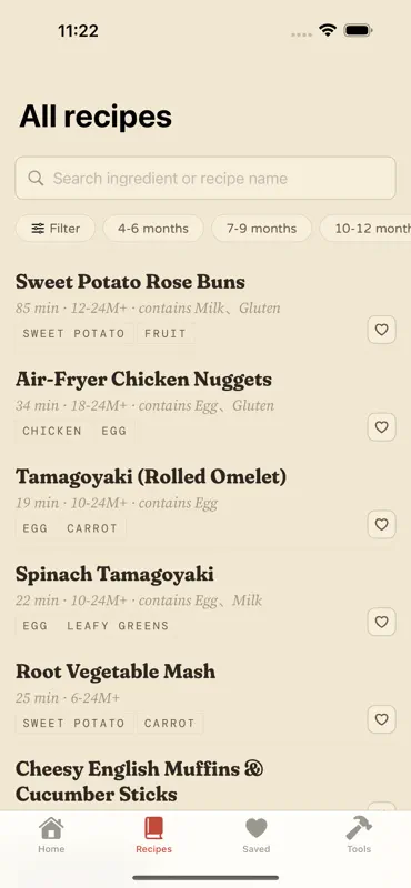 Baby Food Cookbook screenshot 2 of 5