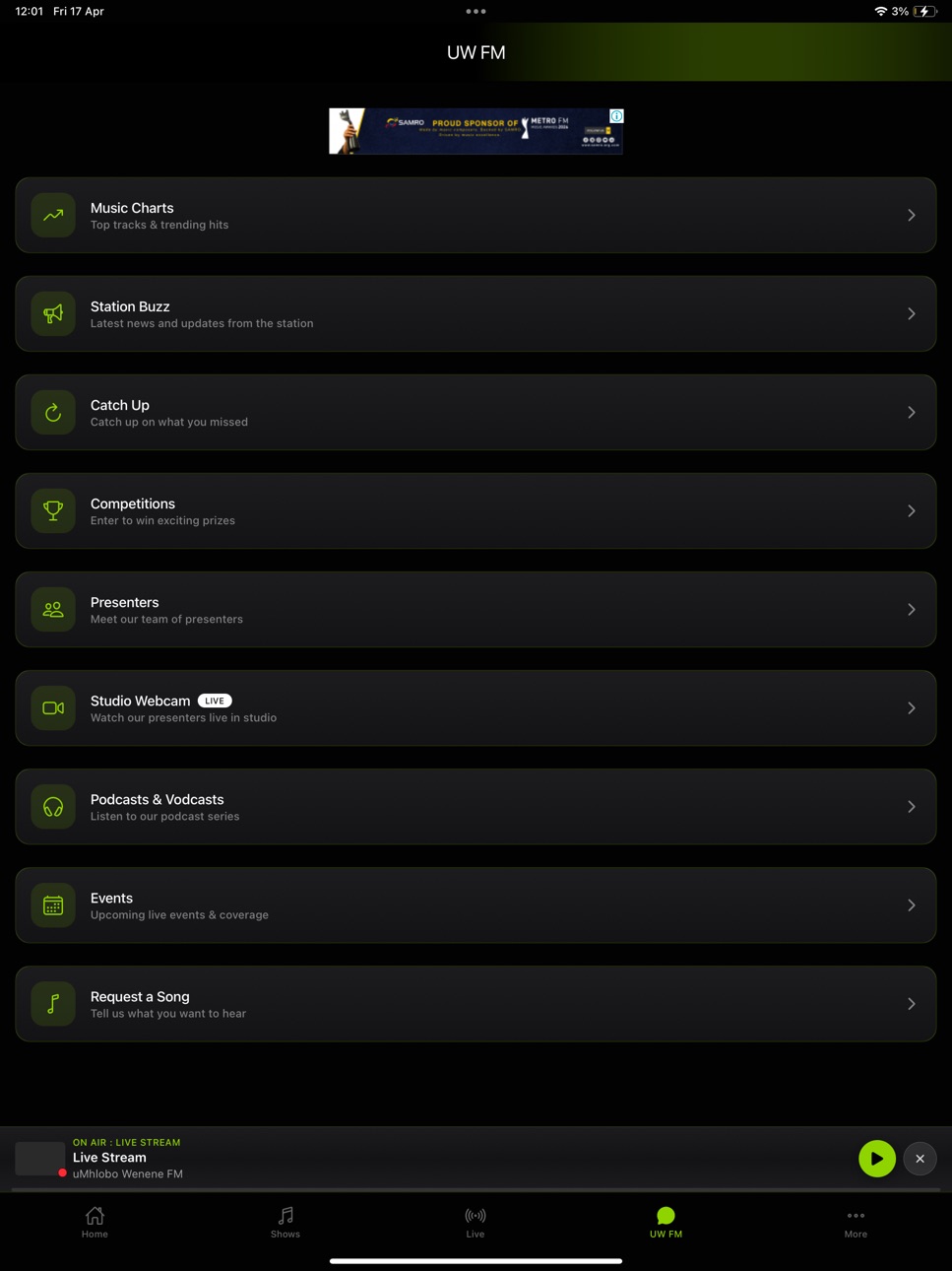 iPad screenshot
