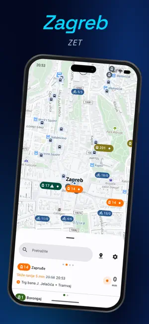 Prijevozko - Javni prijevoz HR screenshot 1