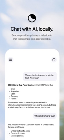 Beacon - Local AI Chat Screenshot 1 of 4