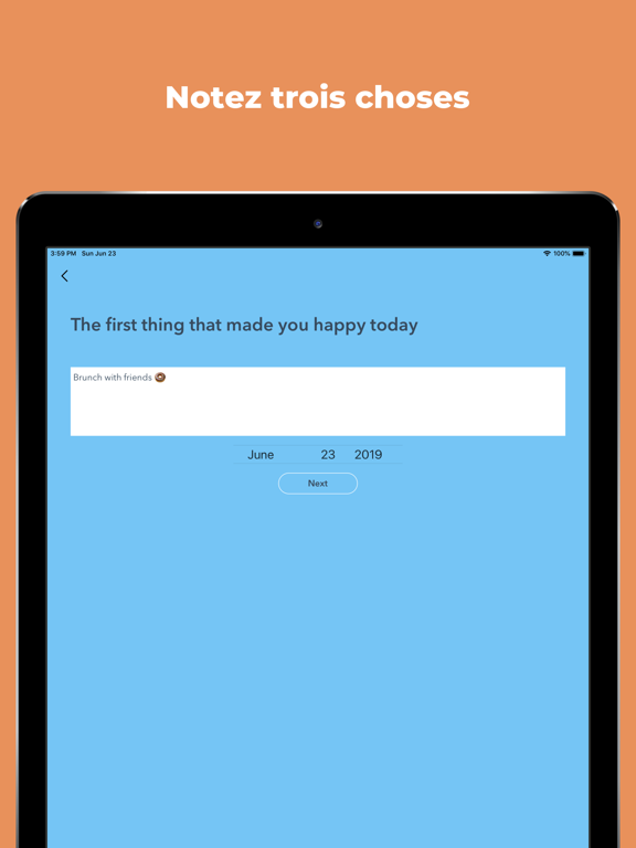 Screenshot #4 pour MindHappy: Journal Gratitude