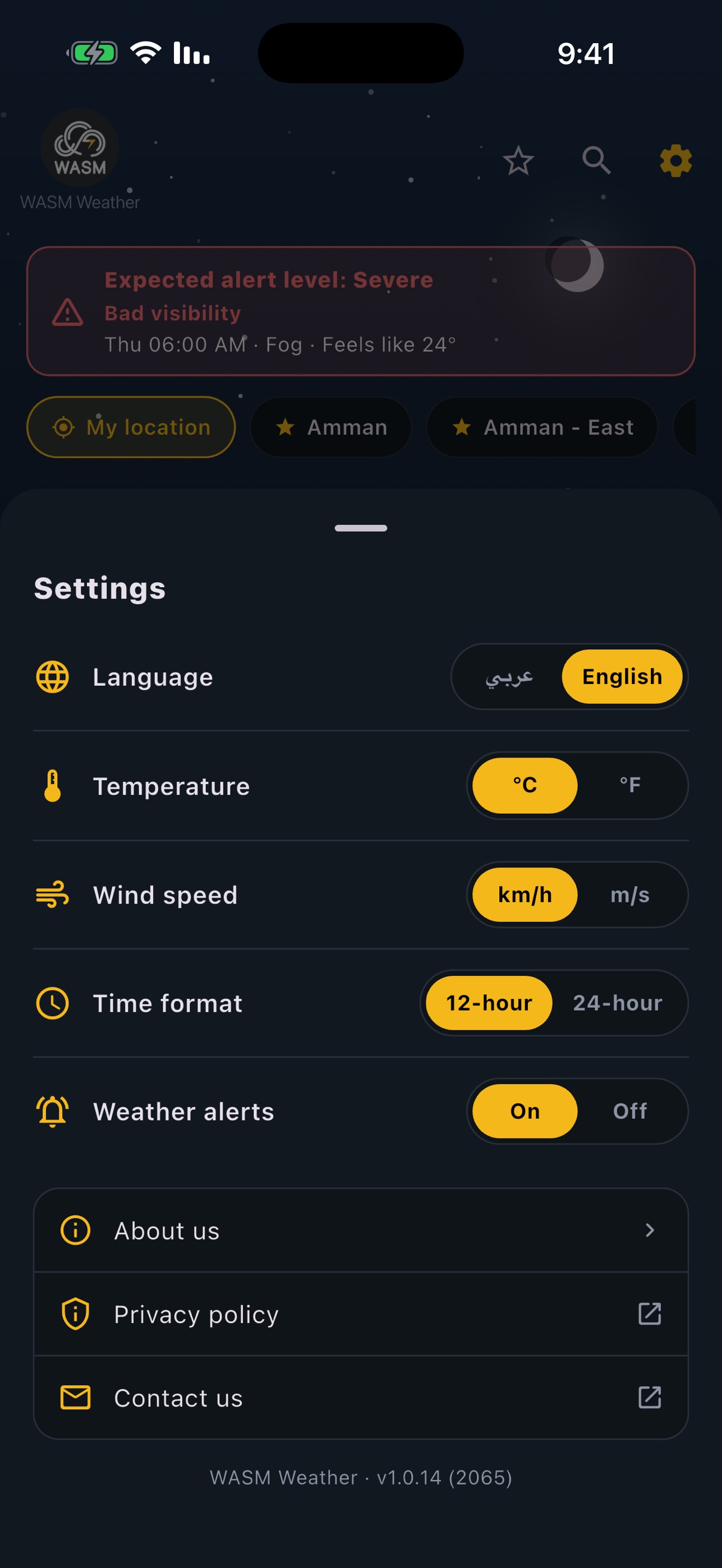 Screenshot 5 of WASM Weather