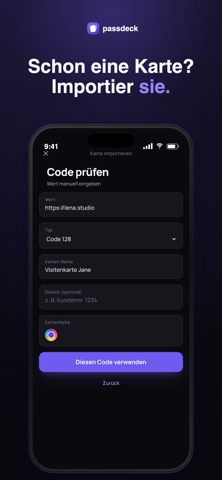 Passdeck: Wallet-Karten screenshot