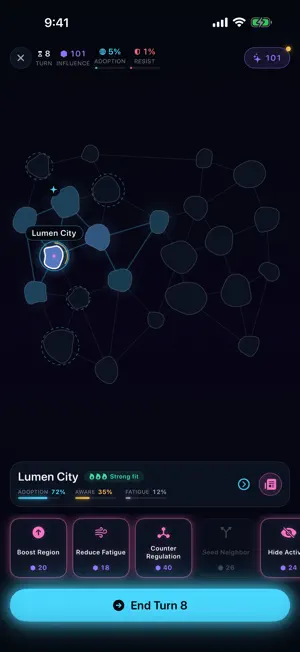 Cascade: World Reaction Game screenshot 1