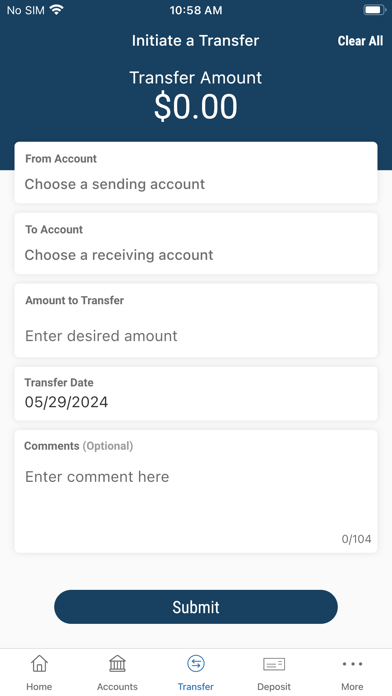 WTB Business Digital Banking Screenshot