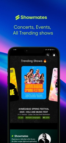 Showmates: Book Events Now screenshot