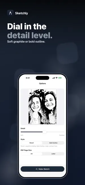 Sketchly: Photo to Sketch screenshot 2