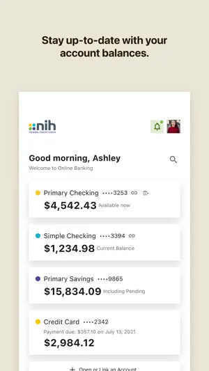 NIH Federal Credit Union screenshot 2