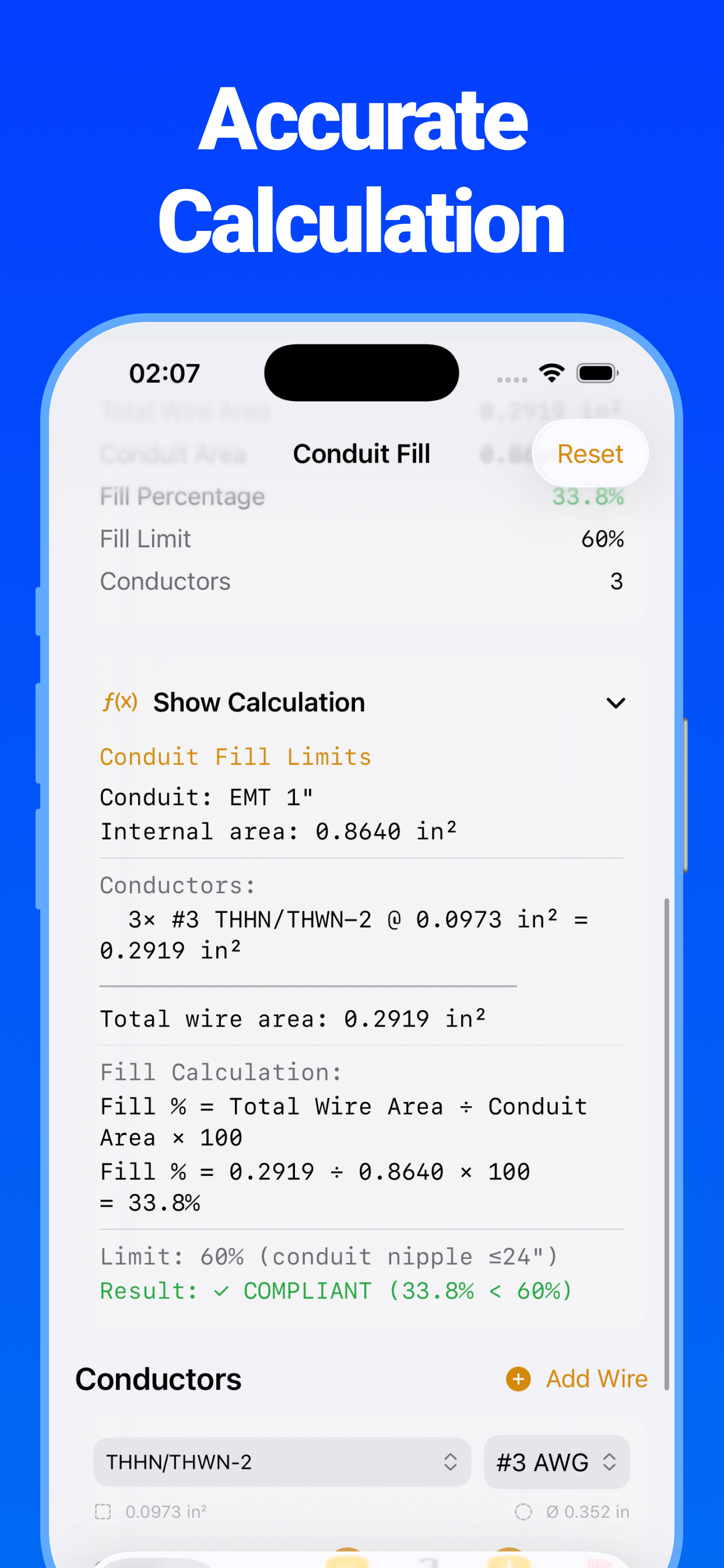 Conduit Fill Pro