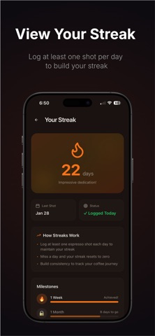 Espresso Shot Log screenshot