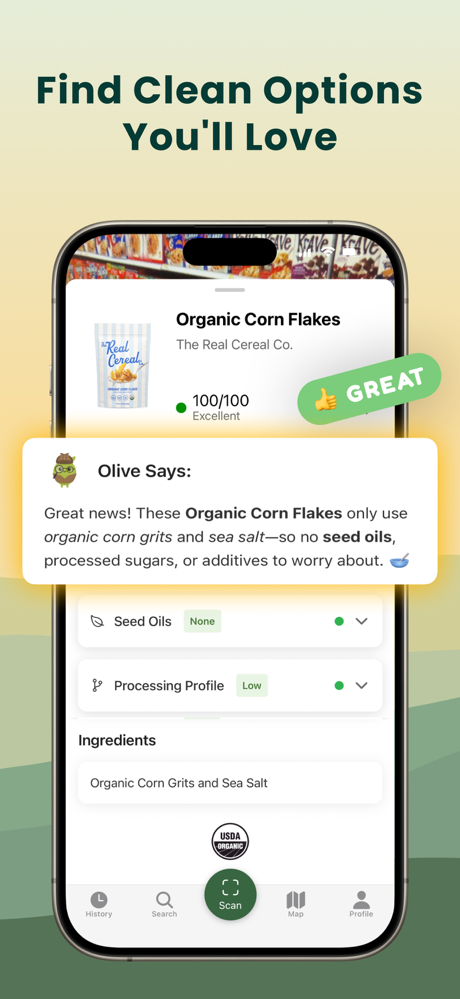 Olive - Holistic Food Scanner screenshot 4