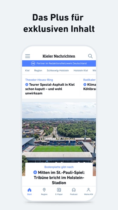 KN - Nachrichten und Podcast iPhone screenshot 10 - News app