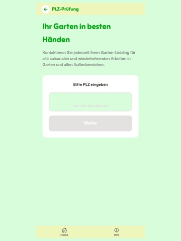 Garten-Liebling iPad screenshot