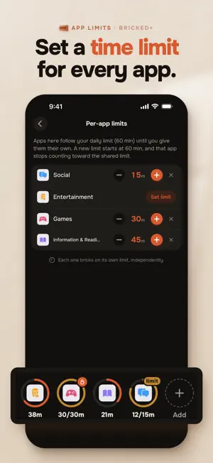 Bricked: App Blocker & Focus screenshot 2