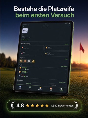 Platzreife Golf iPad screenshot