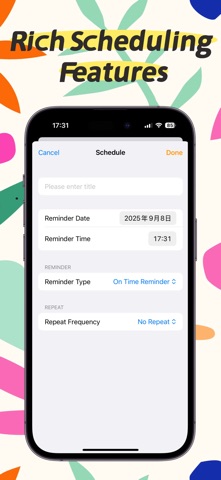 Friday AI Daily Calendar iPhone screenshot