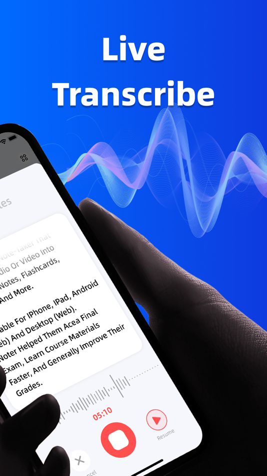 #2. MemoWave-Transcribe Voice Note (iOS) 由: Luckon