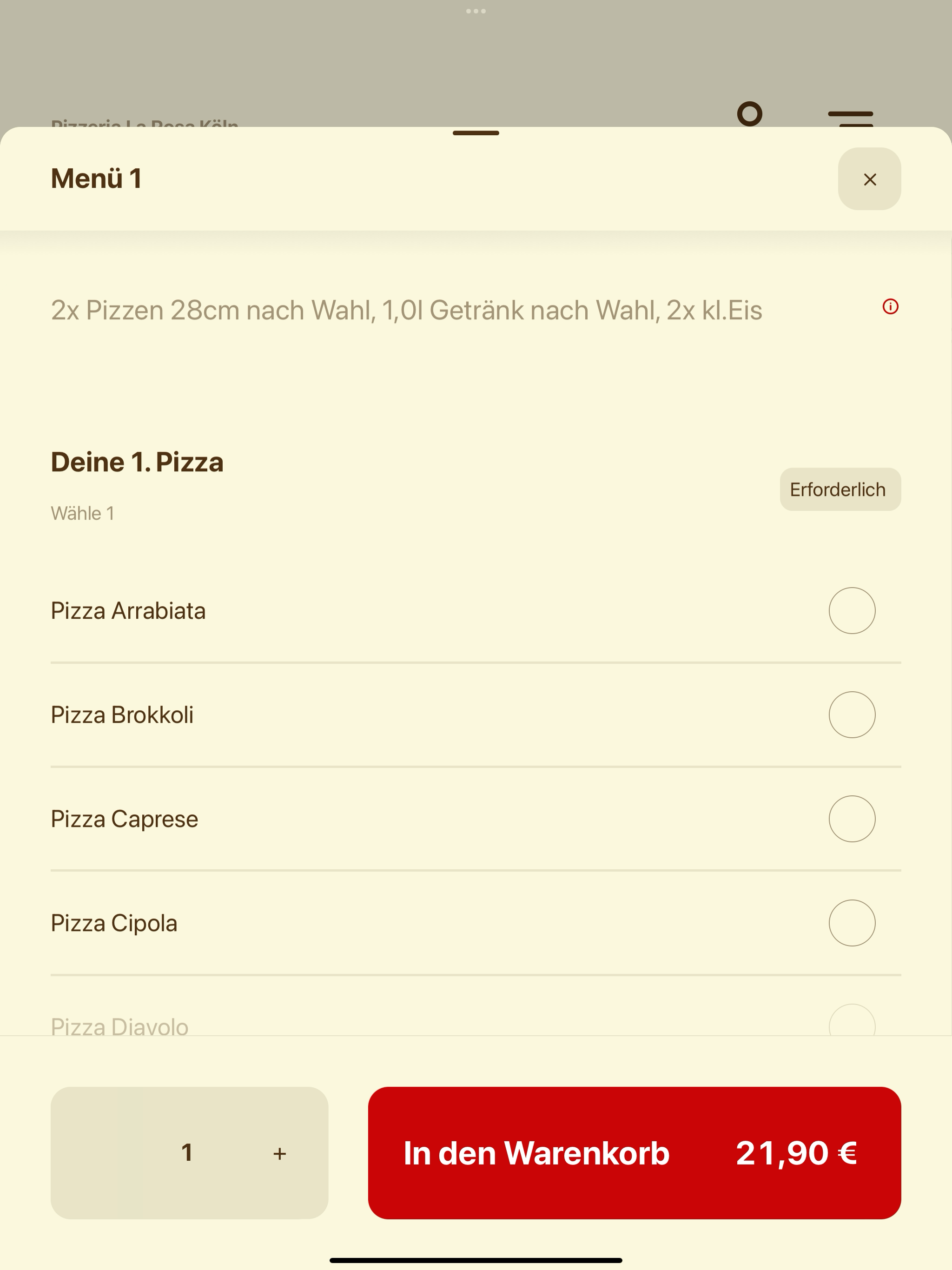 Pizzeria La Rosa DE