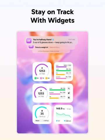 Bodyfon: AI Calorie Tracker iPad screenshot