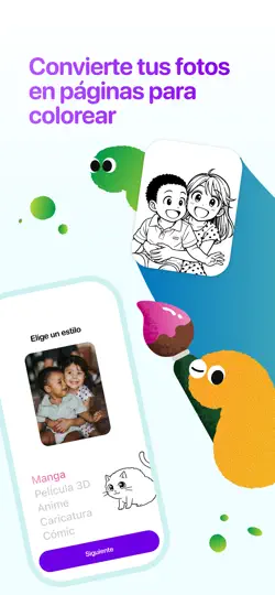 Captura de pantalla de Splat - Colorear Mágico en iPhone 1