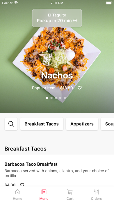 Screenshot 2 of El Taquito Austin App