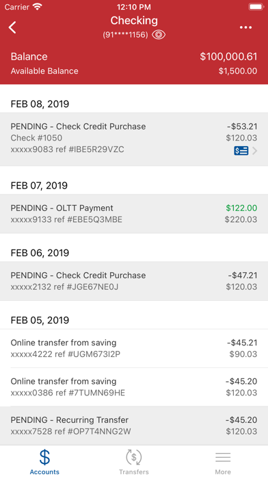 Carroll County Trust Co. iPhone screenshot 4 - Finance app
