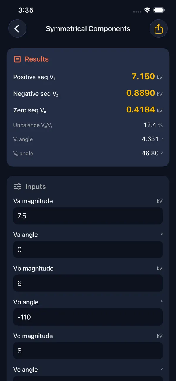 Screenshot #3 pour High Voltage Engineering Tools