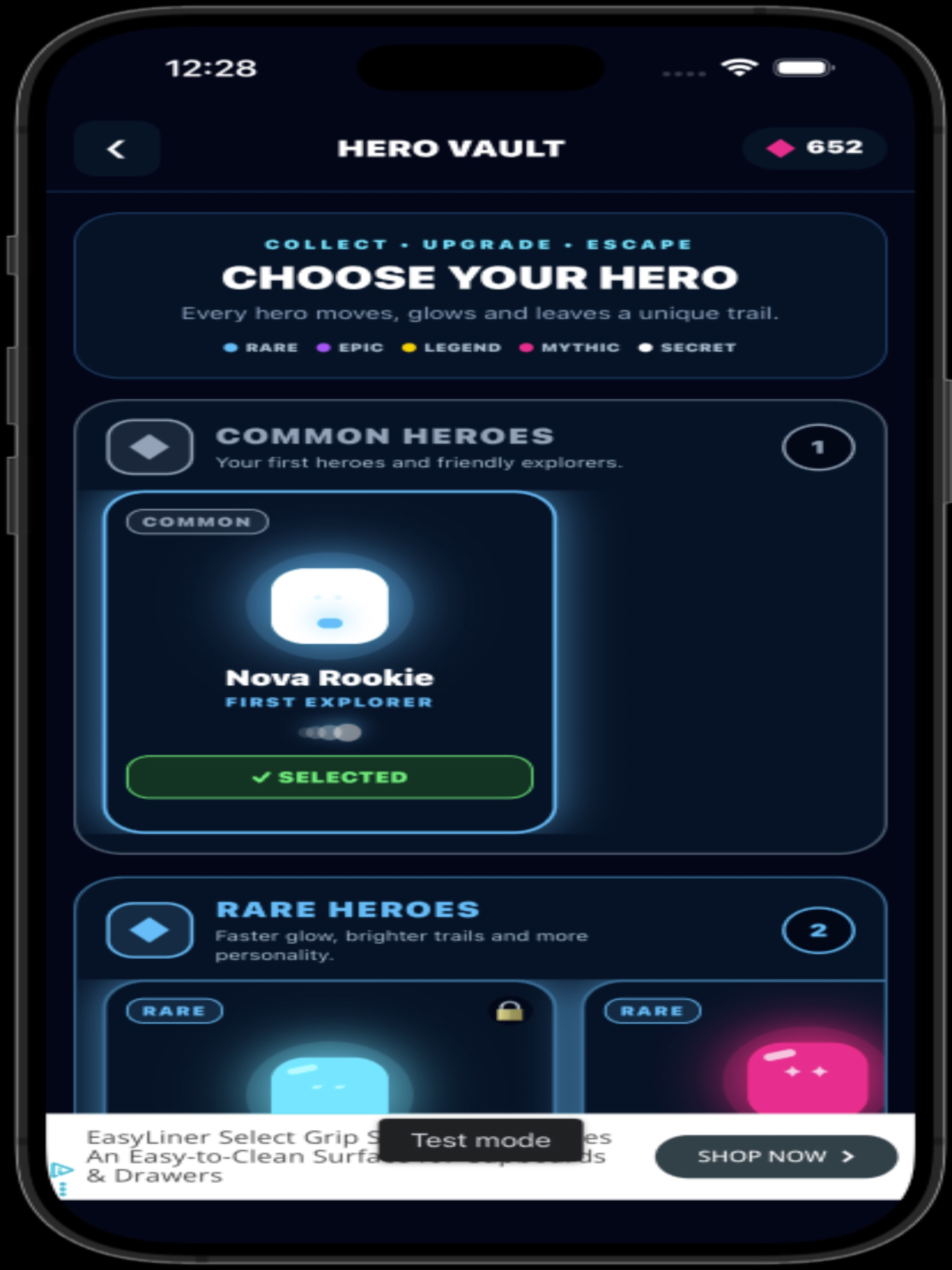Swipe Escape: Neon Rush screenshot 12
