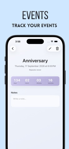 Countdown Timer - Day counter Screenshot 2 of 3