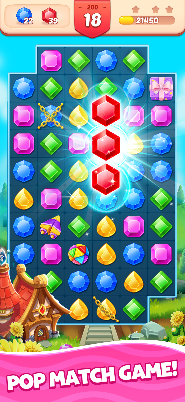 Jewel Hunter – Classic Match 3 screenshot 1